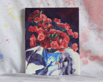 Carnations - Original Oil Painting
