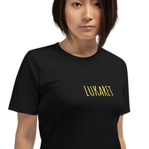 Lukaret Filipina top Short-Sleeve Unisex T-Shirt Funny Filipino shirt Black