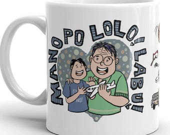 Lab u Lolo mug / Grandpa / Pinoy toys mug