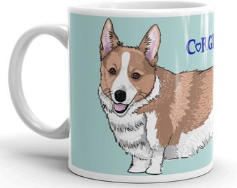 Corgi DAD pet lovers dog lovers mug