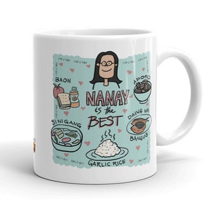 Nanay is the Best mug Pinoy / Pinay / mug / mom gift / Filipina 11 Fluid ounces