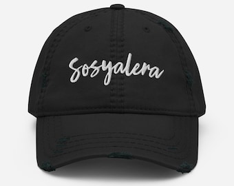 Sosyalera - (Pinay, Filipina, Philippines) distressed hat