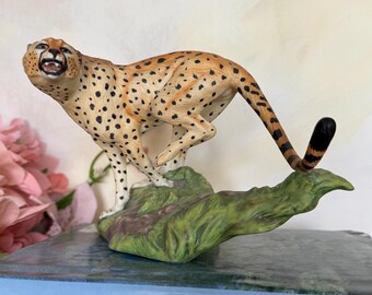 Franklin Mint Carousel Porcelain Figurines- Tiger 1988 Vintage