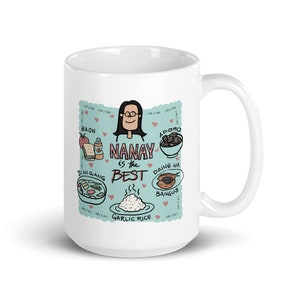 Nanay is the Best mug Pinoy / Pinay / mug / mom gift / Filipina 15 Fluid ounces