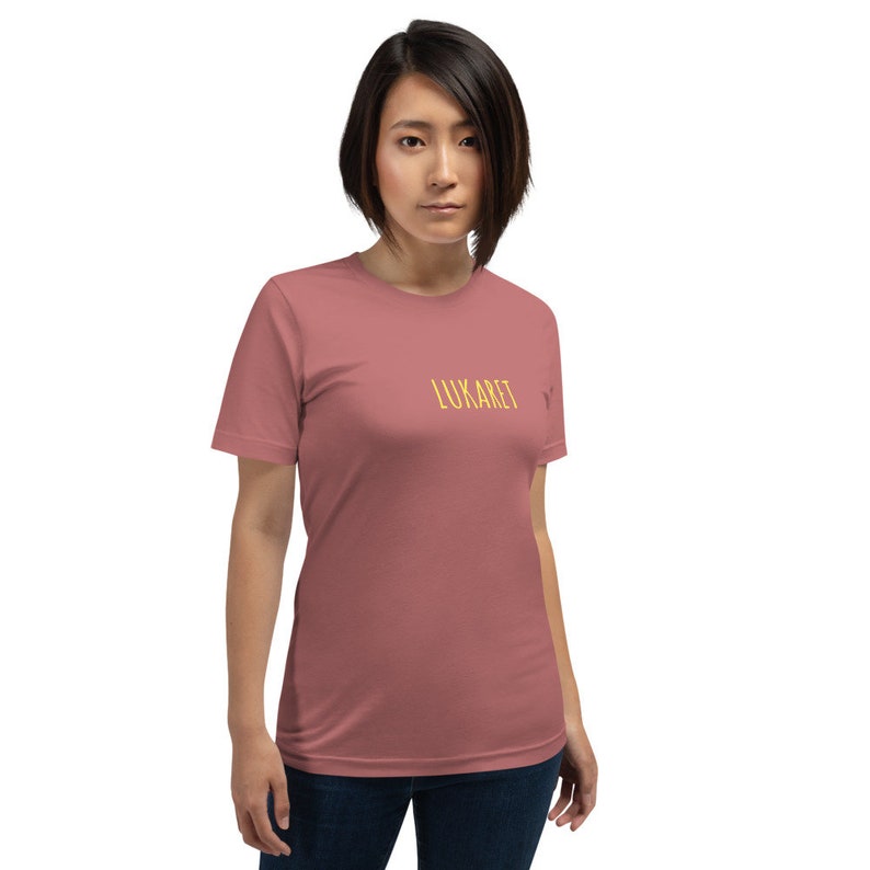 Lukaret Filipina top Short-Sleeve Unisex T-Shirt Funny Filipino shirt Mauve