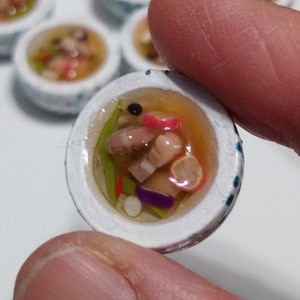 1:12 scale SINIGANG Miniature Food / Philippines / Soup