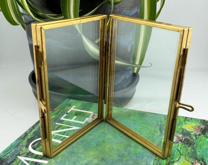Small Glass Frame Model Mini Glass Picture or Art Frame, Double Sided/folding/bi-fold, Floating ...