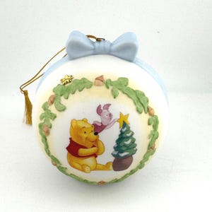 Décoration de Noël Winnie l&#39;ourson « Une petite étoile qui fait la différence 1998 » de Disney / Décoration boule de sapin de Noël Winnie l&#39;ourson et ses amis