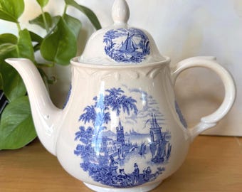 Royal Crownford Ironstone, Chatsworth England, Safe Harbour Pattern by Arthur Wood