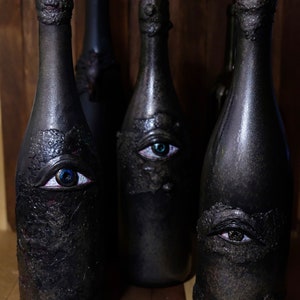 Creepylicious Halloween potion and poison bottle / Halloween decor-Custom
