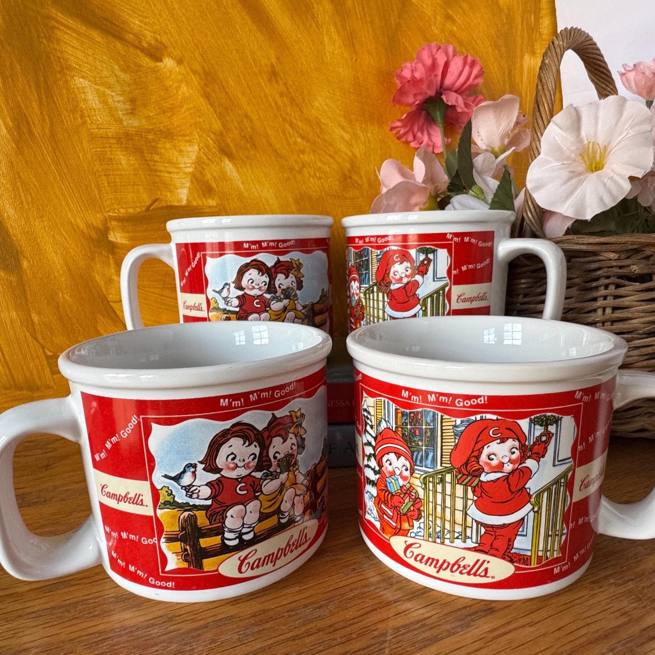 Campbell Soup Mug Set - Etsy
