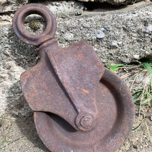 Antique Metal Pulley