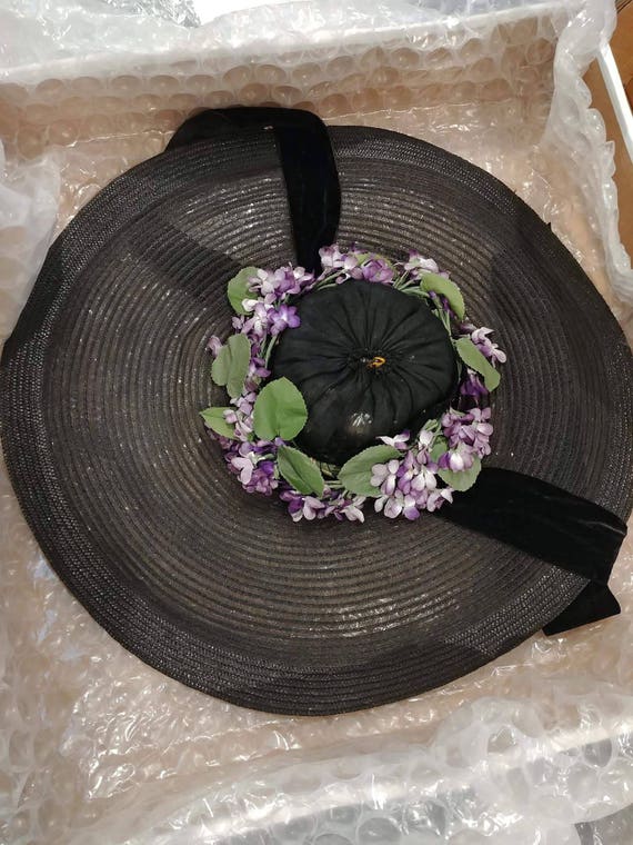 1930s/40s vintage wide brim Sun hat