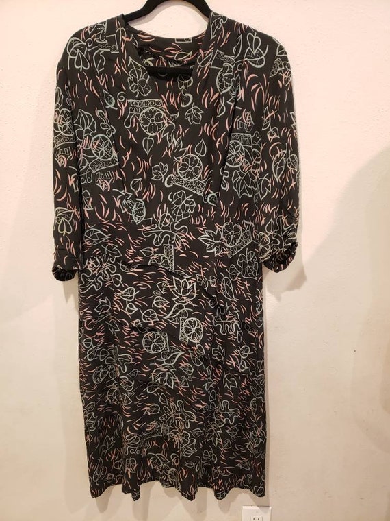 VOLUP 1940s Rayon dress