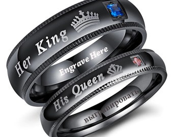 his and her couple rings