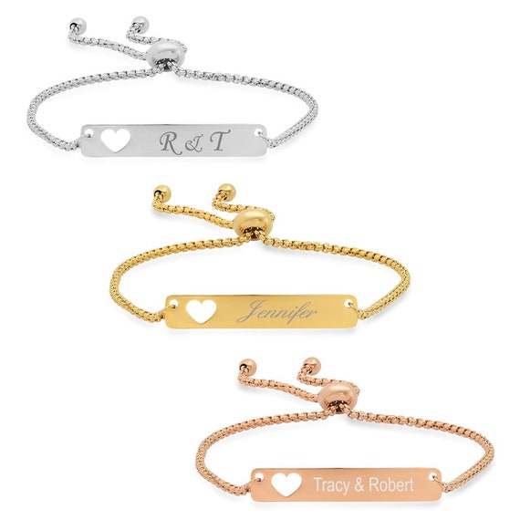 Etsy engraved bracelet deals
