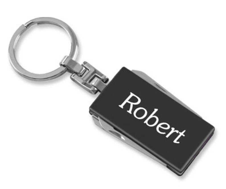 Personalized 8 Function Multitool Keychain Free Engraving Etsy