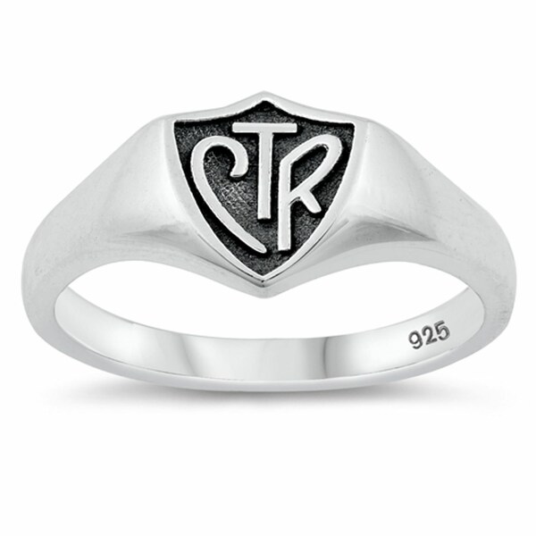 Personalized 925 Sterling Silver choose The Right Ring