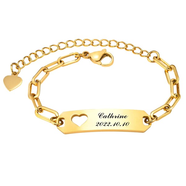 Baby Id Bracelet Etsy