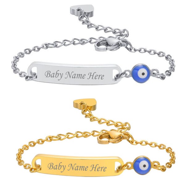 Baby Id Bracelet Etsy