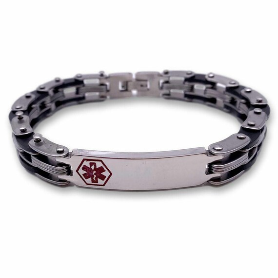 Rubber id bracelet deals
