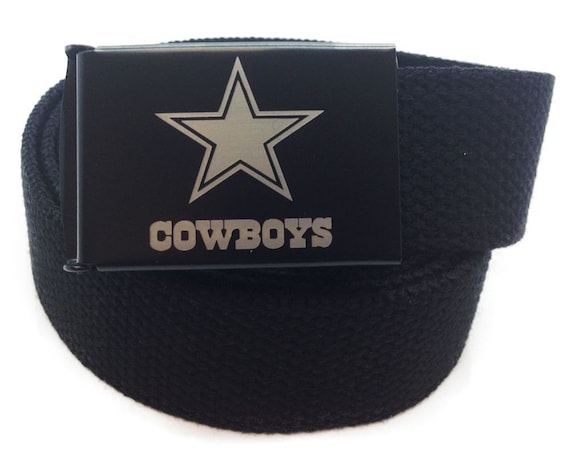 tin Forstærker Også Custom Made Dallas Cowboys Canvas Web Belt and Buckle - Etsy