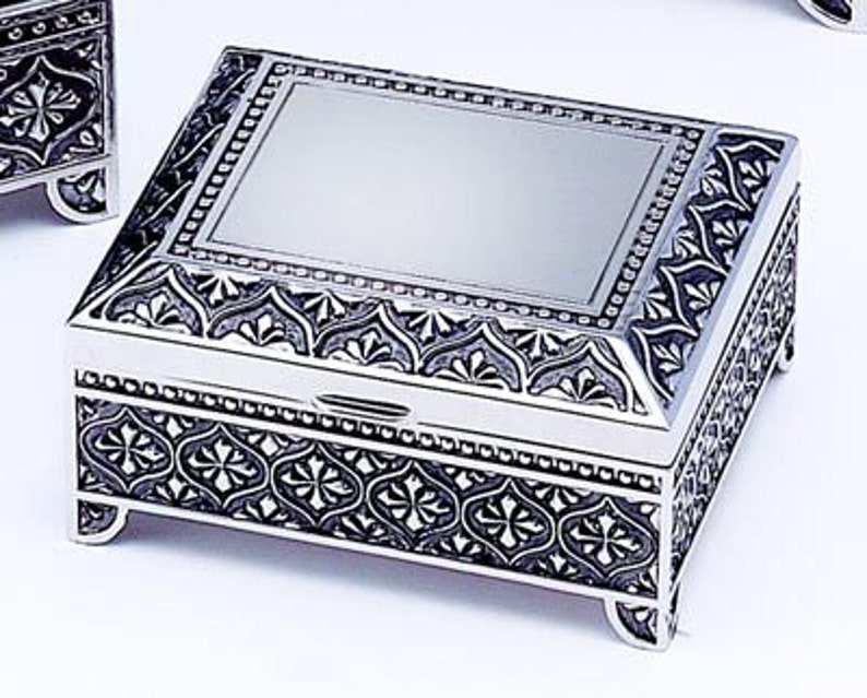 Personalized Small Square Jewelry Box Etsy
