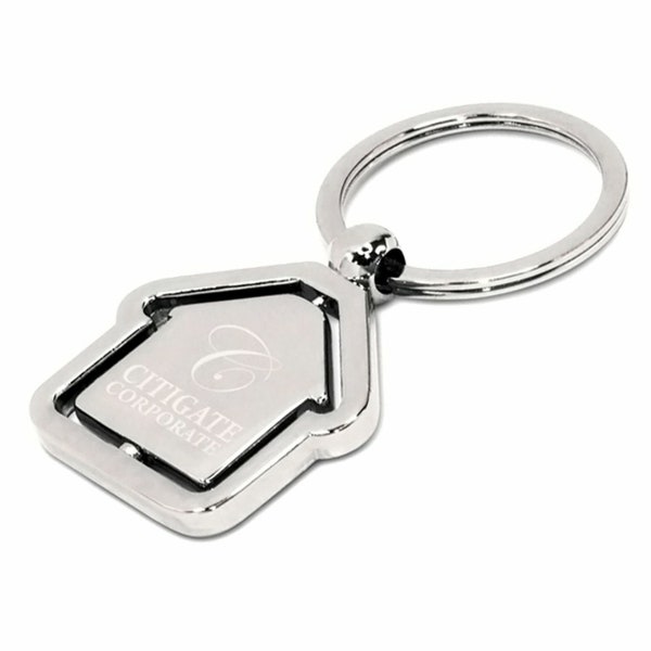 Personalized Quality All metal Home keychain