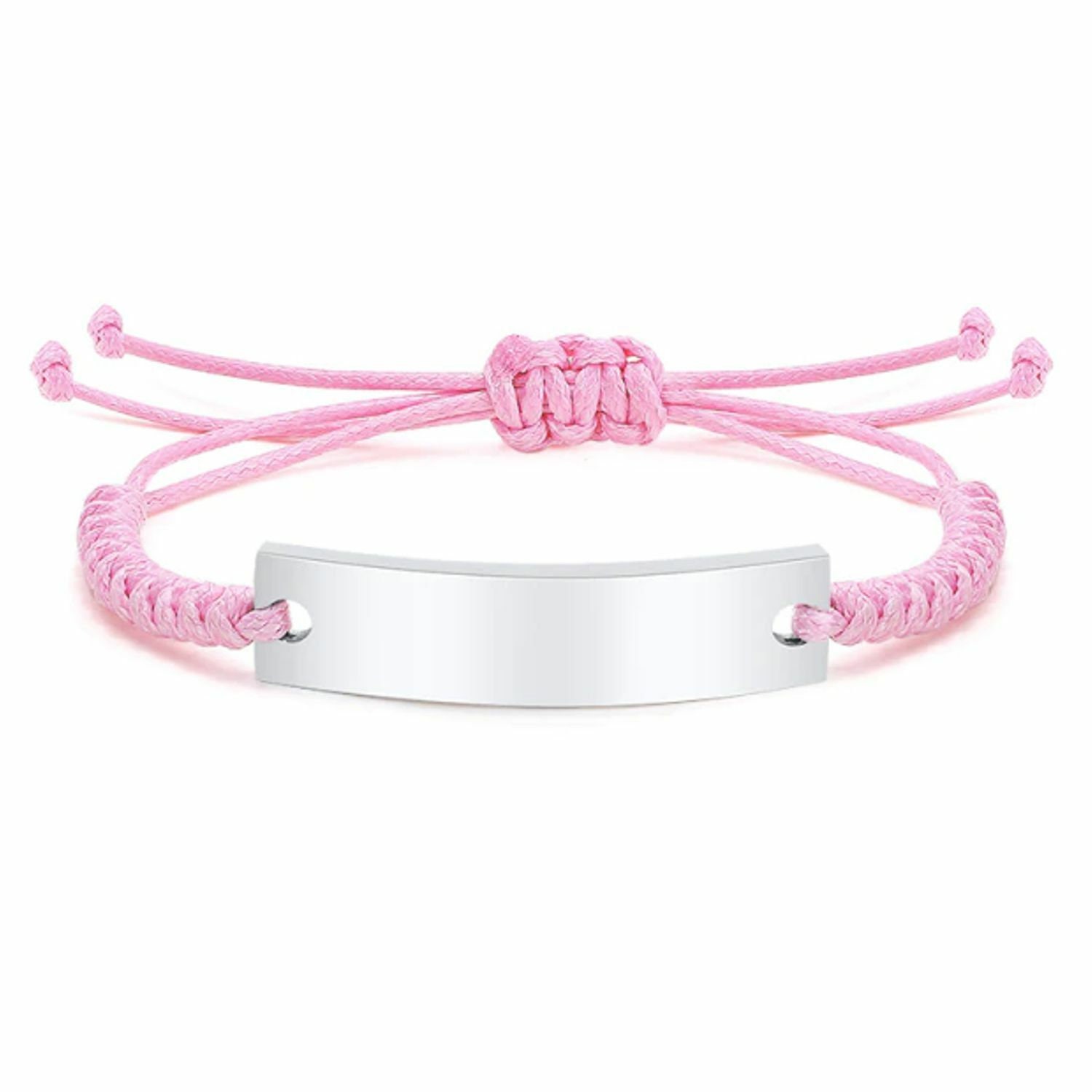 Personalized Quality Braided Adjustable ID Bracelet Etsy Australia