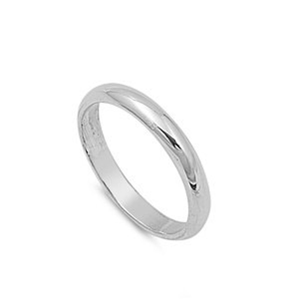 Personalized 3mm Sterling Silver Promise Ring Free Engraving Etsy