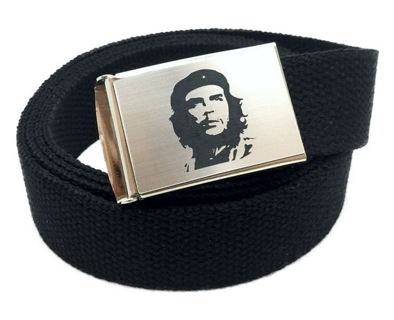 Custom Made Che Guevara Logo Canvas Web Belt & Buckle - Etsy Hong Kong