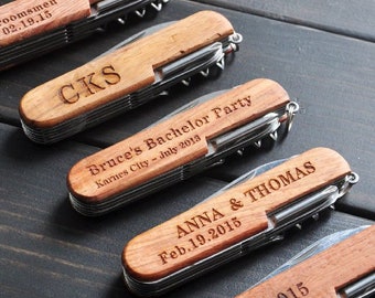 Personalized Pocket Knife, Custom Multi-tool Knives, Engraved Names, Groomsmen Gift,- Free engraving