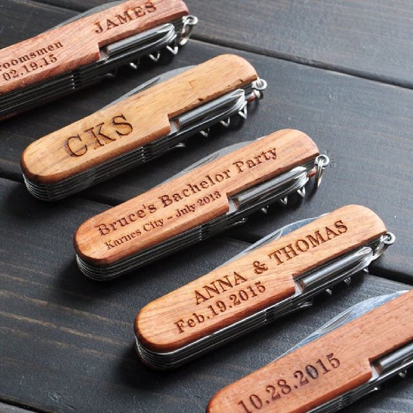 Personalized Pocket Knife, Custom Multi-tool Knives, Engraved Names, Groomsmen Gift,- Free engraving