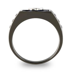 Quality Black Stainless Steel Men's Masonic Ring With CZ - Etsy