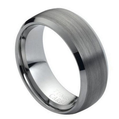 Two-Tone Black & Rose Gold IP Brushed Center Step Edge - 4mm main image 1