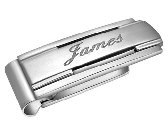 Free Engraving - Quality Stainless Steel Money clip
