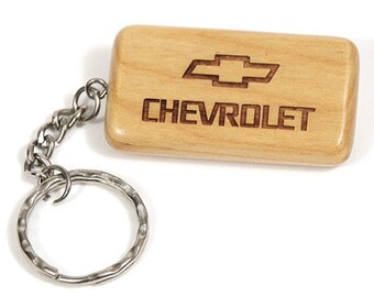 Personalized Maple Rectangular Keychain - Free Engraving