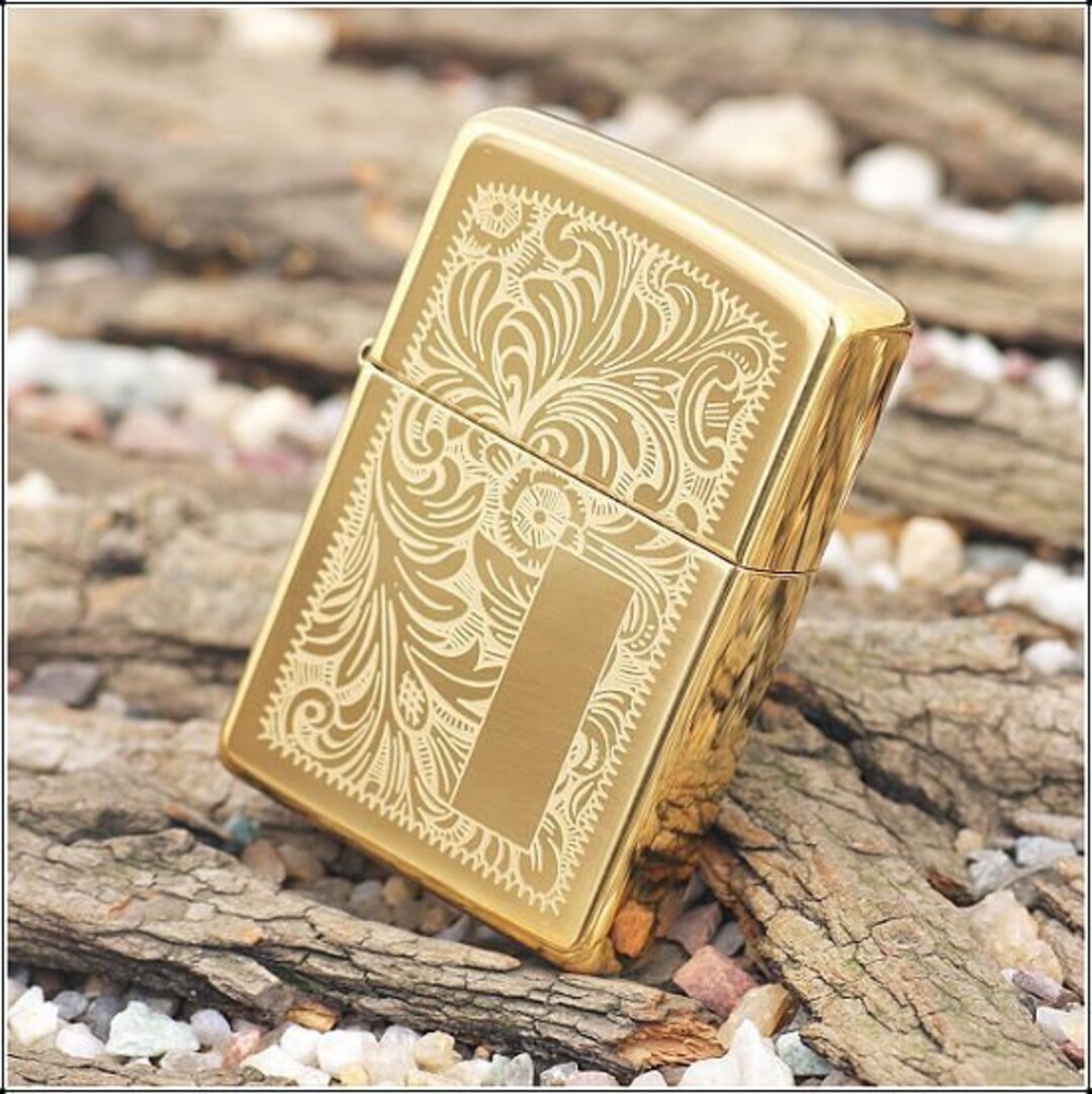 Personalized High Polish Brass Zippo Lighter Etsy