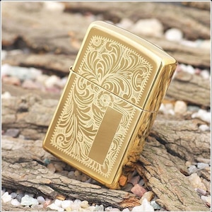 Personalized High Polish Brass Zippo Lighter