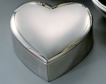 Personalized Small Heart Jewelry Box- Free Engraving