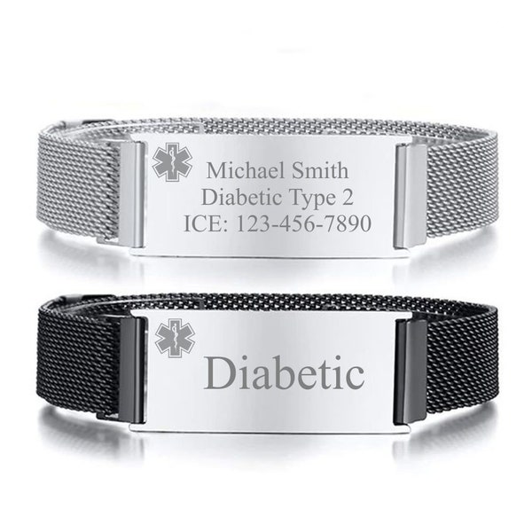 Medical Id Bracelet - Etsy