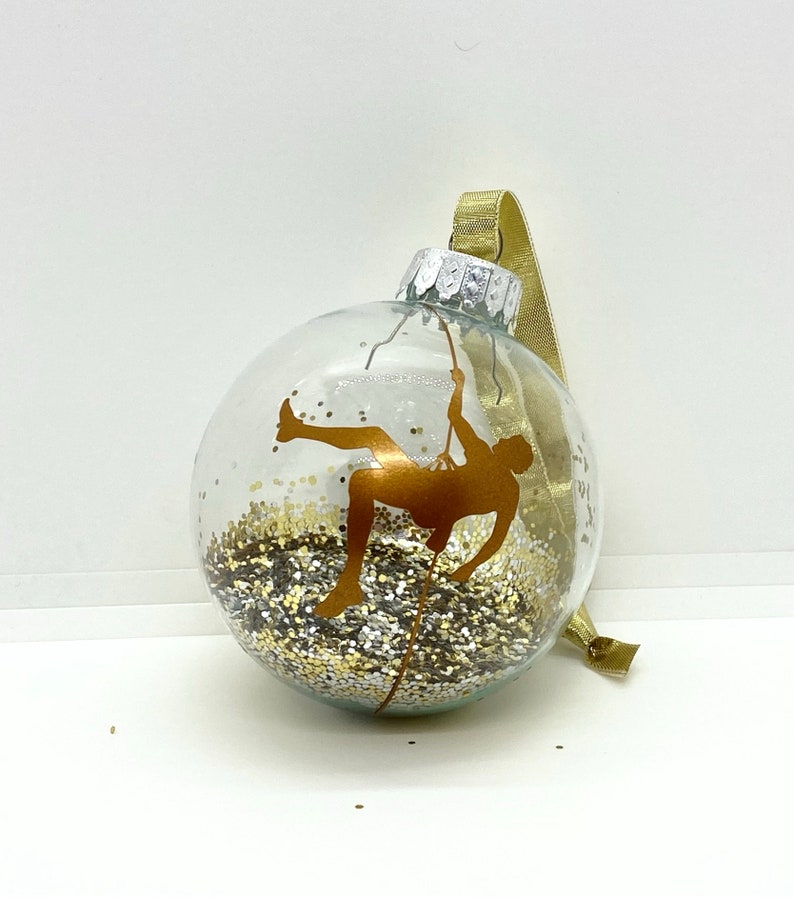 Rock Climbing Christmas Tree Ornament Ropes Climber, Boulder Climber Etsy