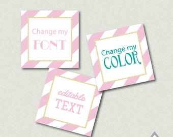 Baby shower tags and labels free