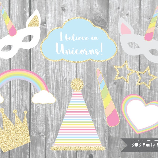 Unicorn Photo Booth - Etsy
