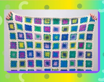 Crocheted Baby Blanket - Granny Square