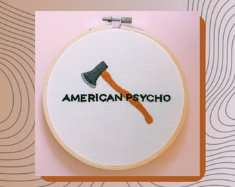 HORROR STITCHES // A // American Psycho // 6"