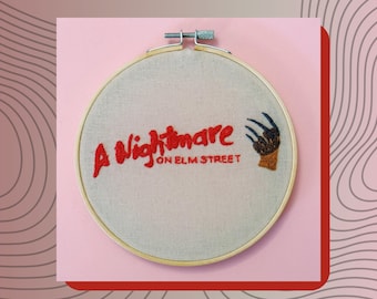 HORROR STITCHES // N // A Nightmare on Elm Street // 6"