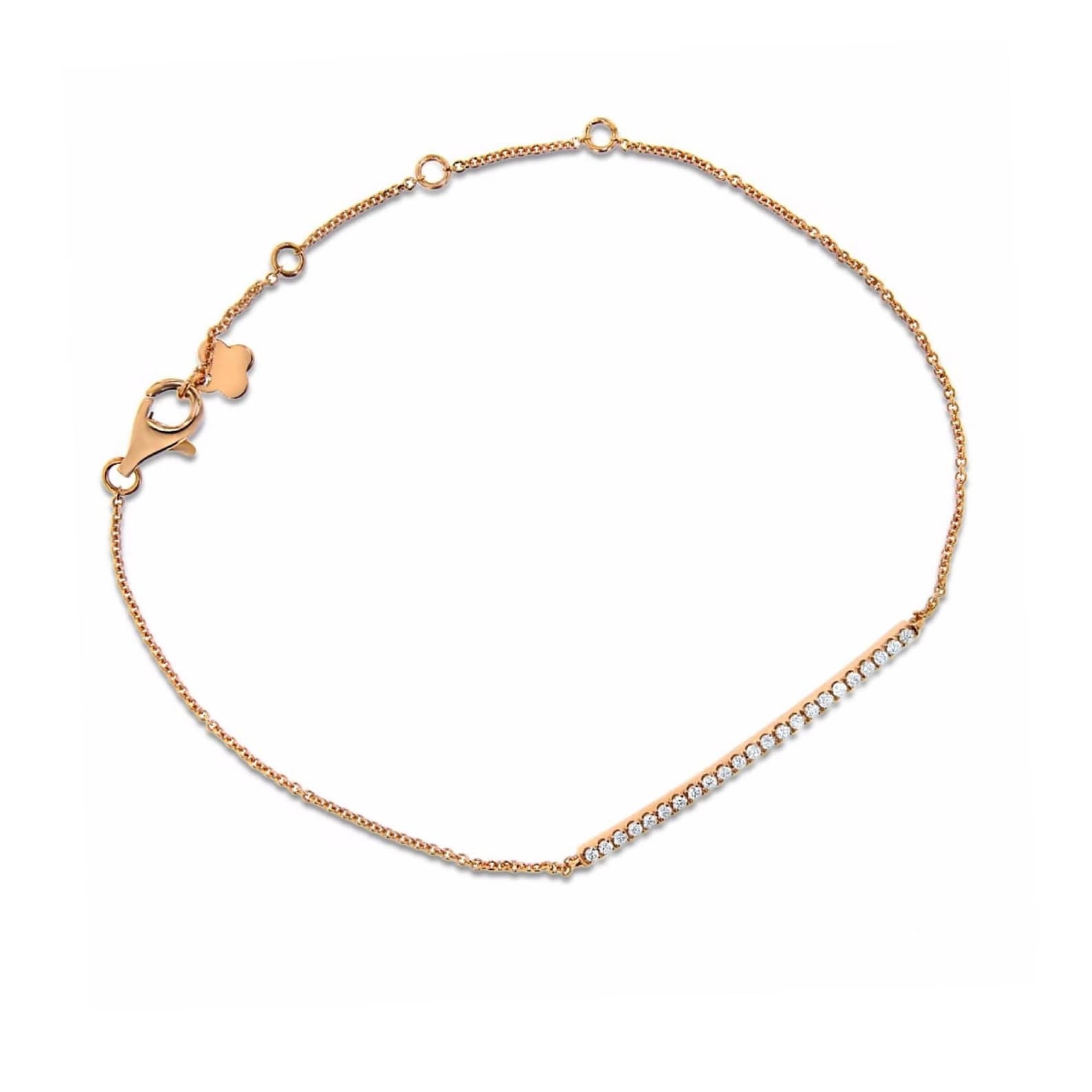 sparkling pave bar bracelet