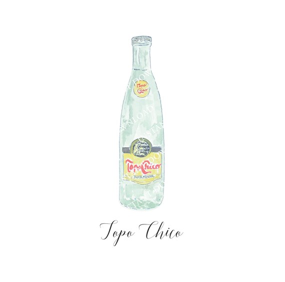 Topo Chico Digital Image Digital Download. JPG, PNG for Wedding Bar
