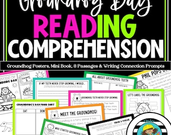 Groundhog Day Reading Comprehension Worksheets & Writing Prompts